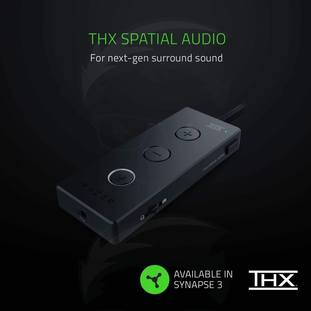 Razer Kraken Tournament Gaming Headset THX Spatial Audio Control Black Razer Kraken Tournament Gaming Headset THX Spatial Audio Control Black
